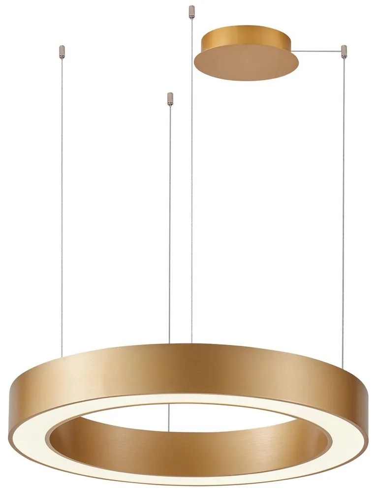 Azzardo AZ5054 - LED Stmievateľný luster na lanku MARCO LED/100W/230V zlatá + DO