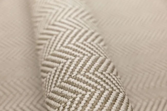 Šnúrkový obojstranný behúň Brussels 205681/10610 Linen krémový / béžový