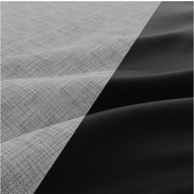 Dvojmiestna pohovka LUNA rozkladacia, sivá / čierna