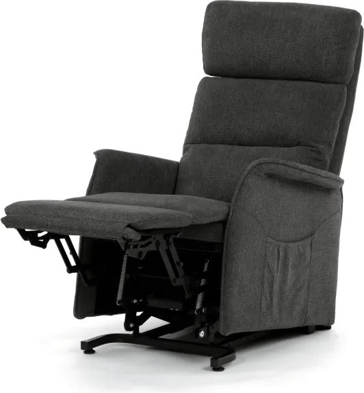 Polohovacie kreslo sivé, elektrické TV-L8960 GREY2