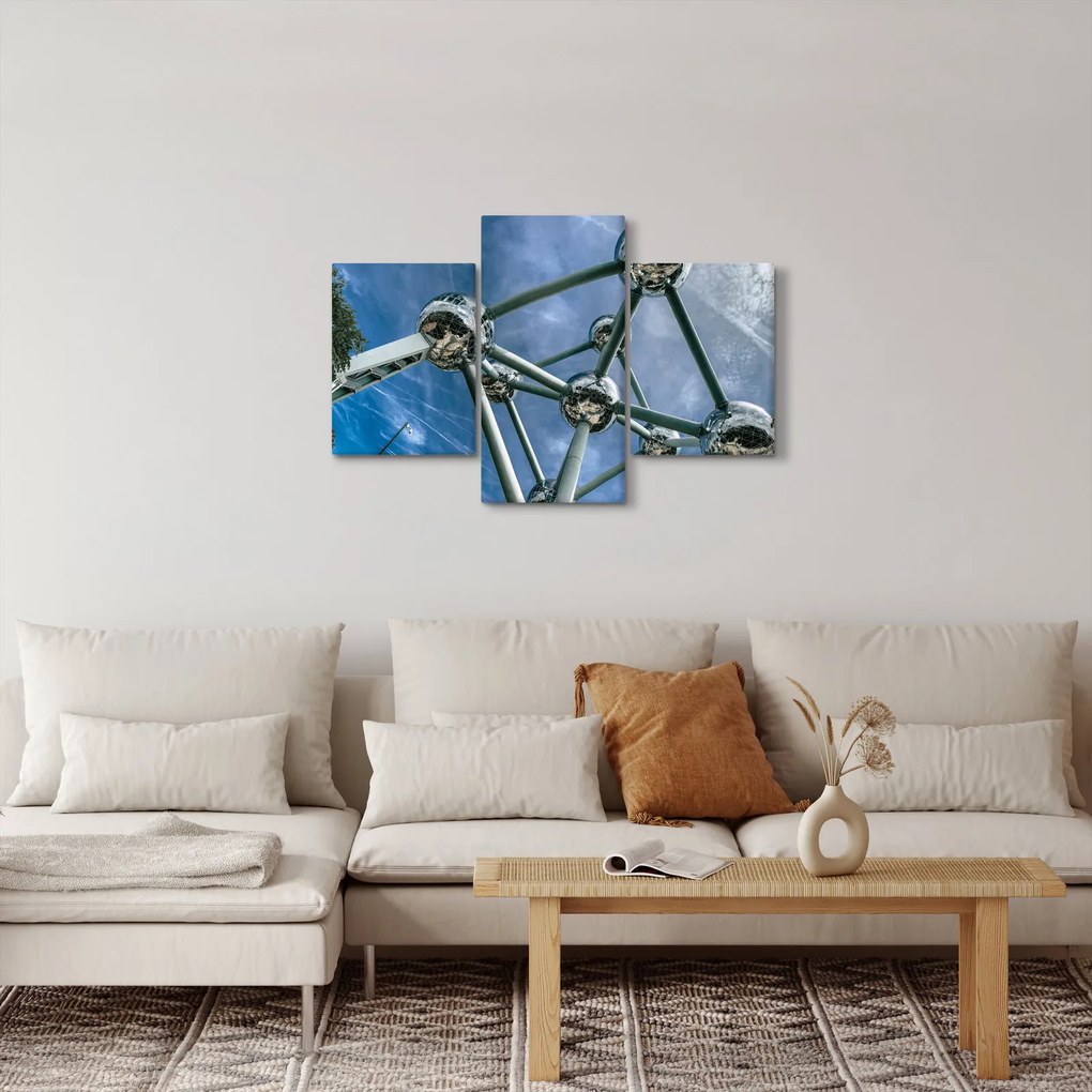 Obraz - atómium v Bruseli (90x60 cm)