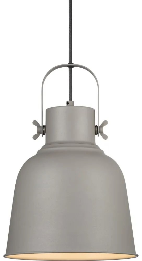Nordlux - Luster na lanku ADRIAN 1xE27/25W/230V pr. 25 cm šedá