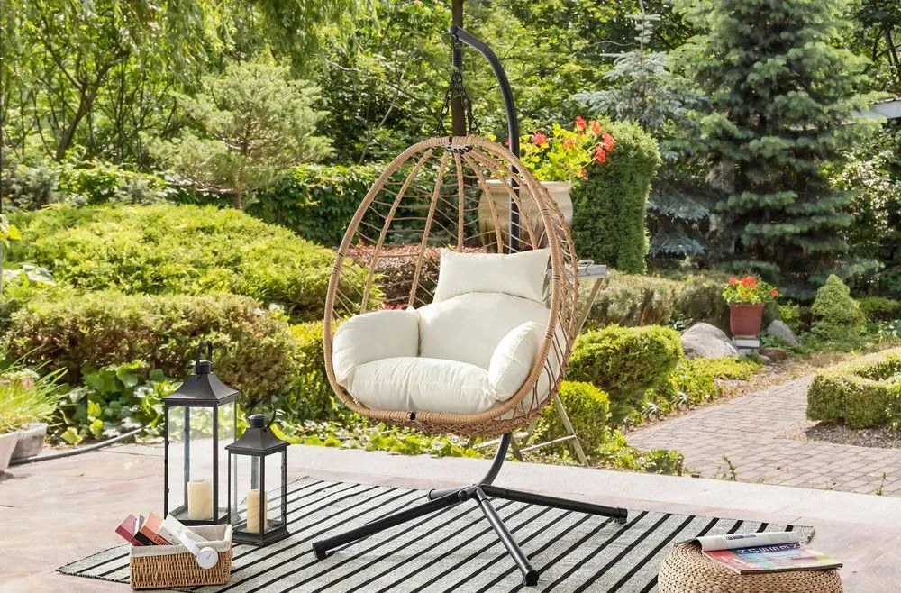 ZÁVESNÉ HOJDACIE KRESLO NOAM S VANKÚŠOM