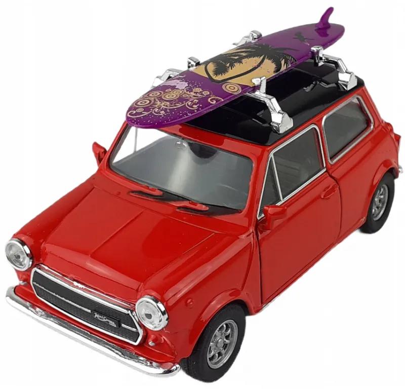 008805 Kovový model auta - Nex 1:34 - Mini Cooper 1300 (surf) Červená