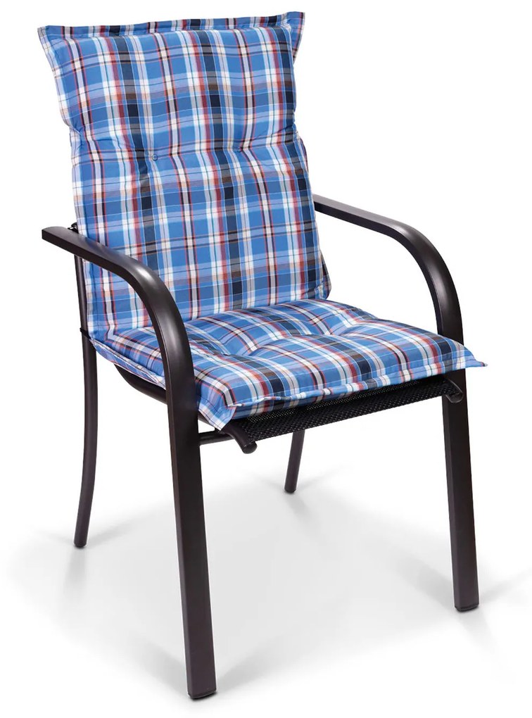 Blumfeldt Prato, čalúnená podložka, podložka na stoličku, podložka na nižšie polohovacie kreslo, na záhradnú stoličku, polyester, 50 × 100 × 8 cm, 2 x čalúnenie