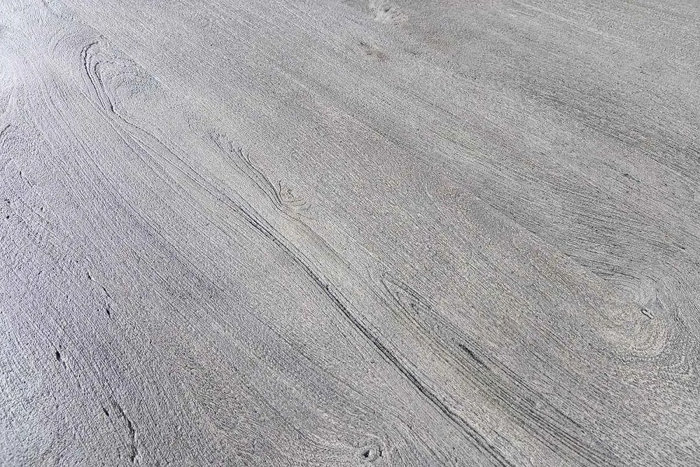 Dizajnový jedálenský stôl Shayla 80 cm sivé mango
