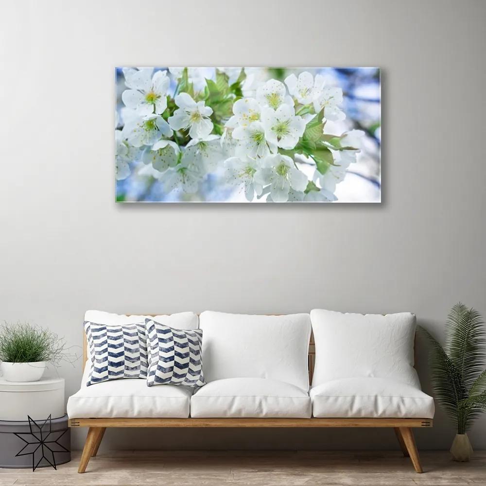 Obraz plexi Kvety strom listy príroda 100x50 cm
