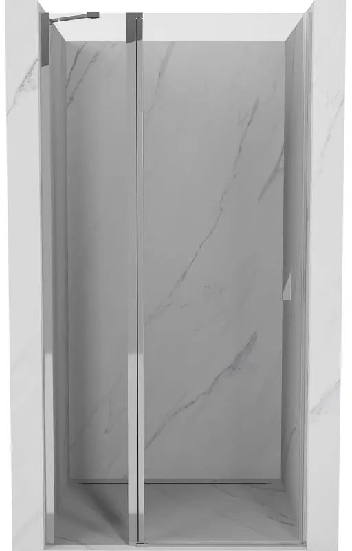 Mexen MIST, 1-krídlové sprchové dvere (1d+1s) 80x200 cm, 6mm číre sklo, chrómový profil, 8A4-080-000-01-00