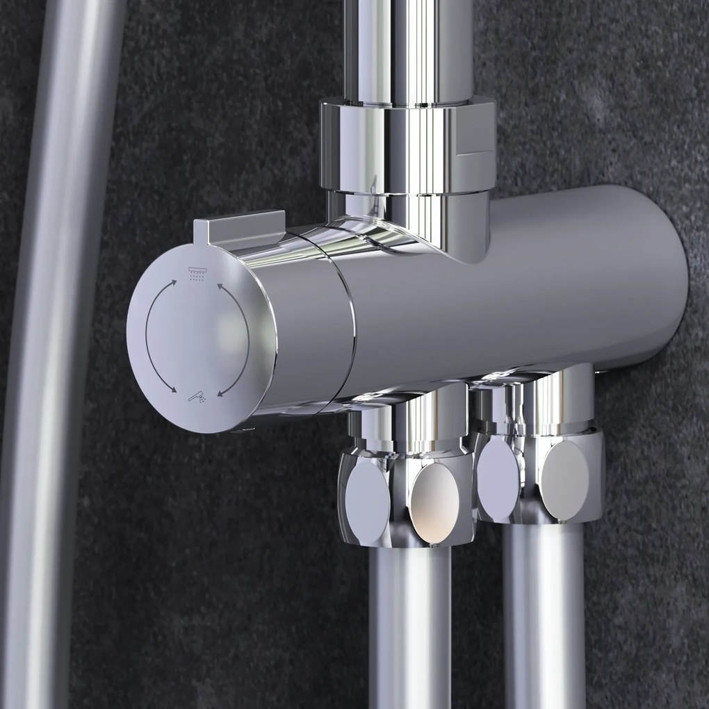 Sprchový systém AM.PM Spike F07PA000 chróm