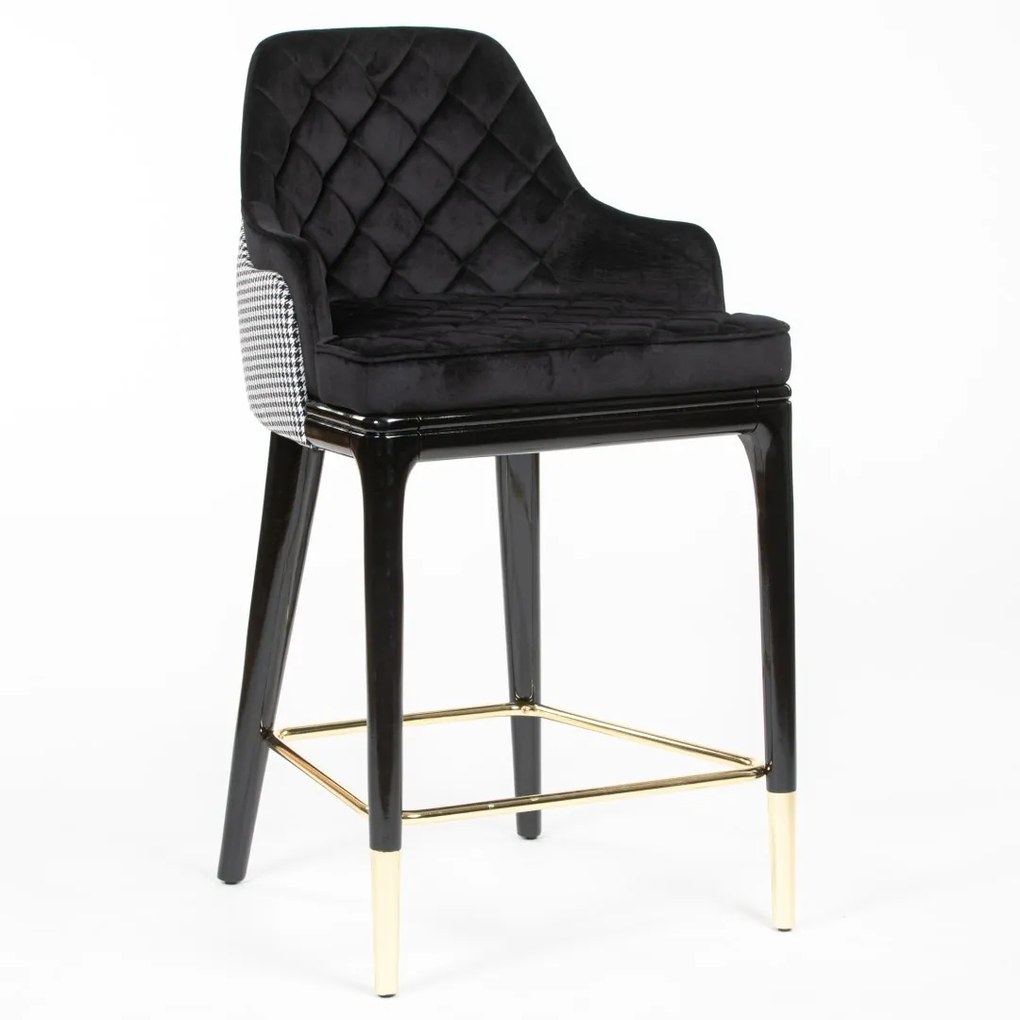 BELINI BAR 78 ČALÚNENÁ BAROVÁ STOLIČKA NA MIERU black
