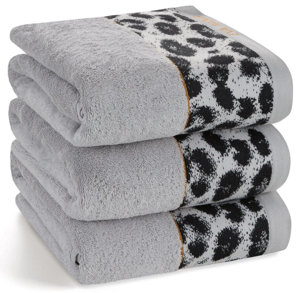 BAVLNENÝ UTERÁK EVA MINGE22 70X140 CM STRIEBORNÁ