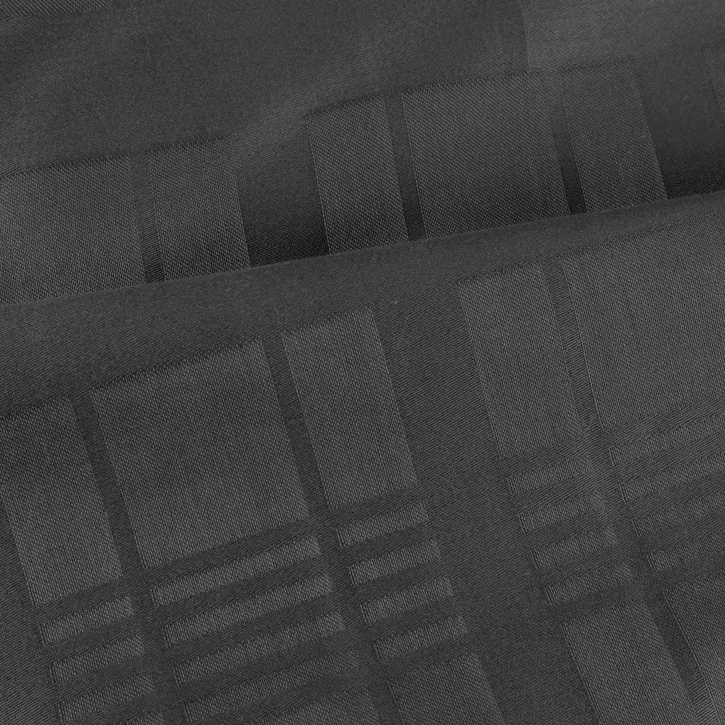 SATÉNOVÉ OBLIEČKY MARSELA EXCLUSIVE 160X200 CM, 2KS 70X80 CM TMAVOSIVÉ