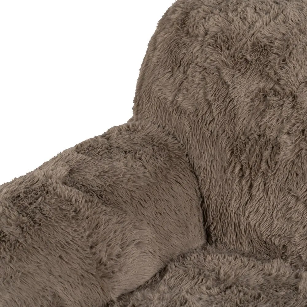 Hnedé kreslo Teddy – Ixia