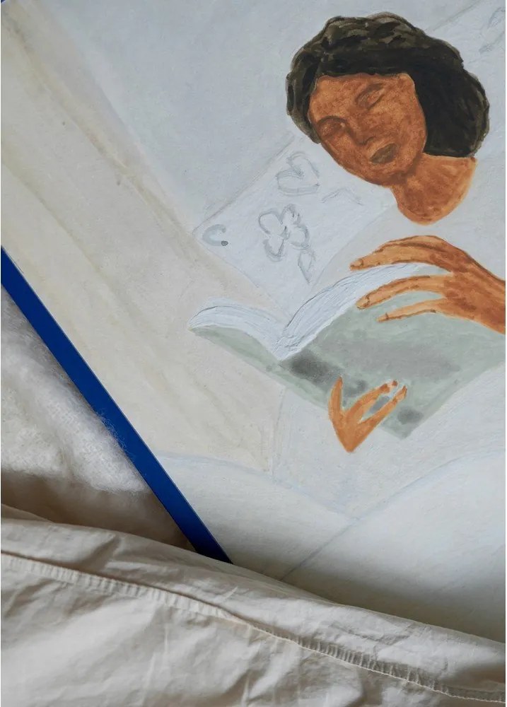 Plagát 50x70 cm Morning Read – Isabelle Vandeplassche – The Poster Club