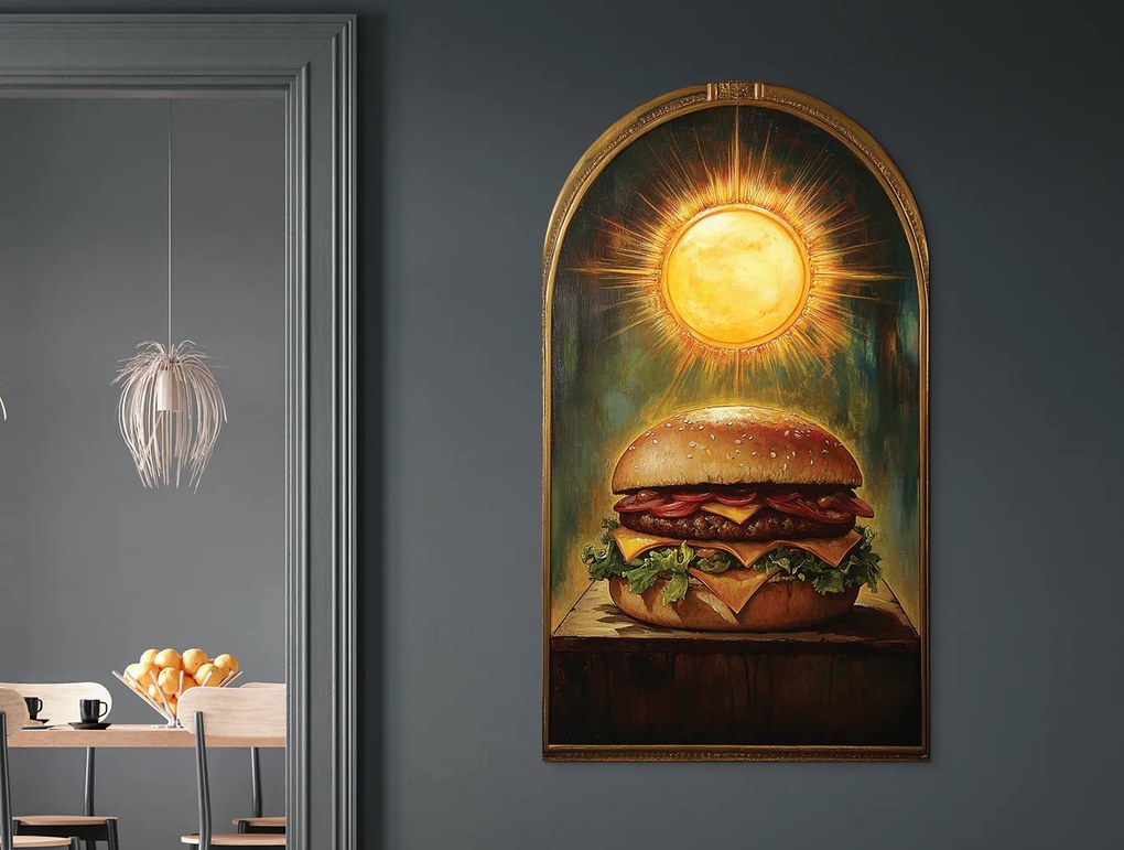 drevko | Obraz na stenu Slávny hamburger 70 x 40 cm