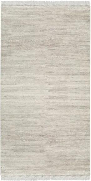 Zamatový koberec Deri Dijital Brown nych, 80 × 300 cm