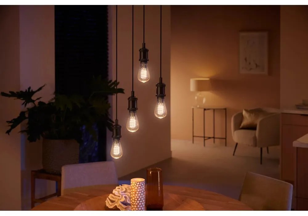 Filamentová inteligentná žiarovka E27, 7 W White ambiance – Philips Hue