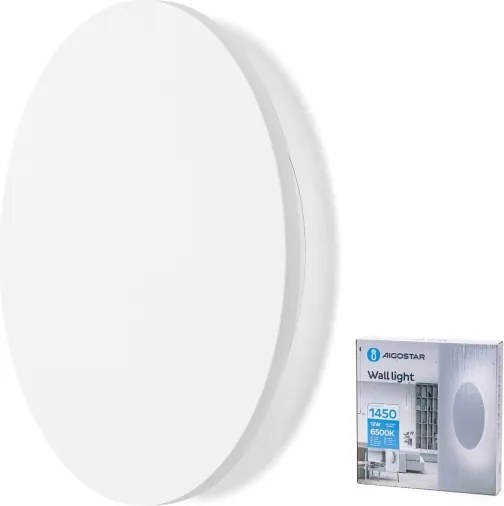 Aigostar - LED nástenné svietidlo LED/12W/230V 6500K 25 cm biela