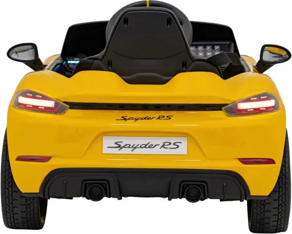 Elektrické autíčko Porsche Spyder RS 718 Lakier žlté