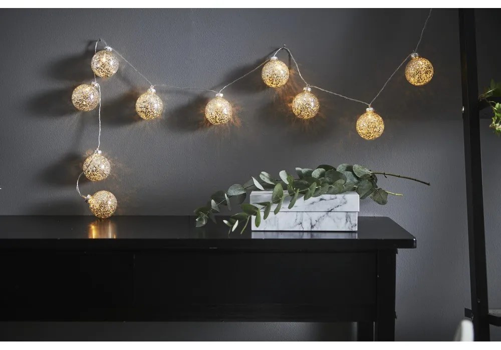 Vianočná svetelná reťaz 130 cm Glitter - Star Trading