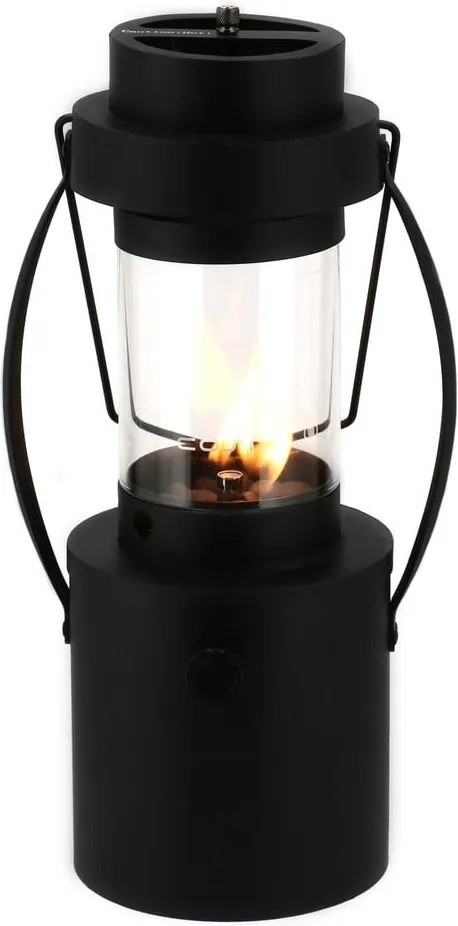 Čierna plynová lampa Cosi Rider, výška 44 cm