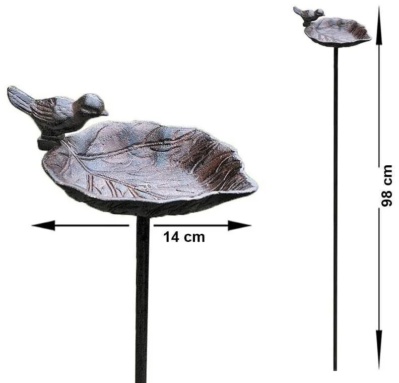 Vtáčie napájadlo Podo 98 cm list