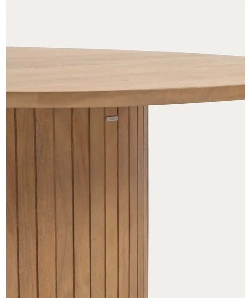 Okrúhly jedálenský stôl z mangového dreva v prírodnej farbe ø 120 cm Licia – Kave Home