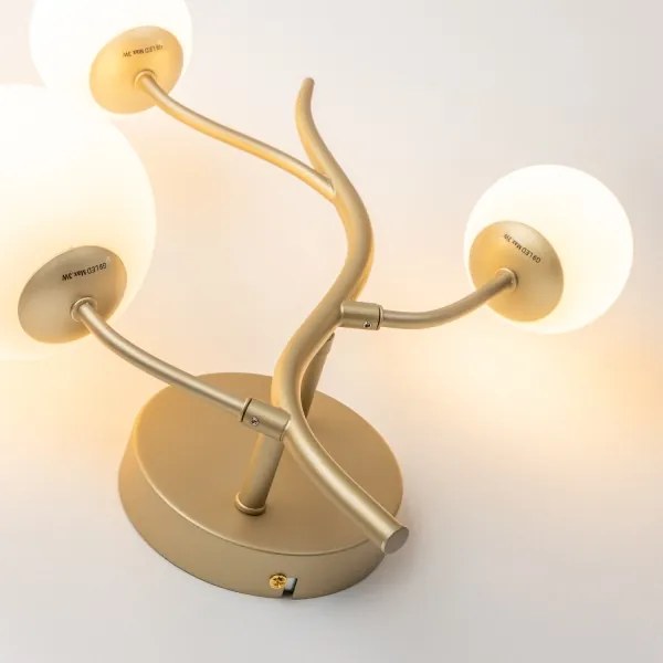 Brilagi - LED Nástenné svietidlo MISTEL 3xG9/3W/230V zlatá/biela