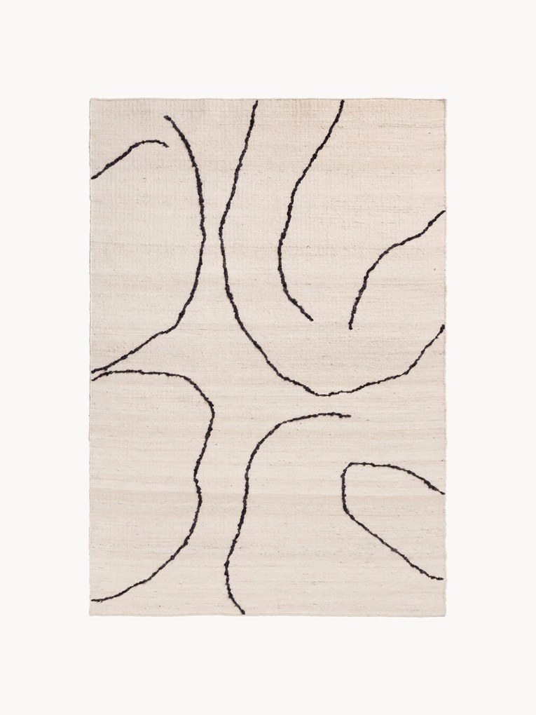 Ručne tkaný jutový koberec Gesso