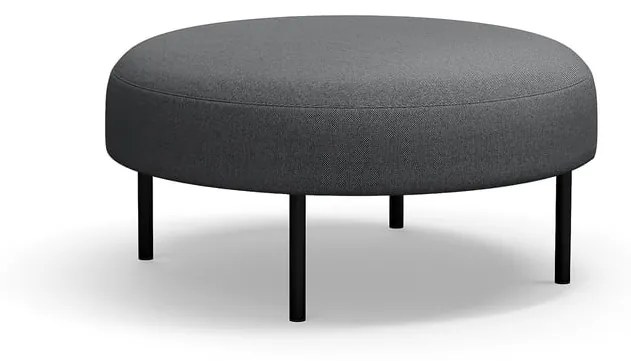 Taburet na nožičkách VARIETY, Ø 900 mm, látka Blues CSII, antracit