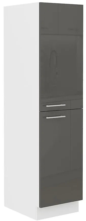 Kuchynská skrinka Lara 30dk-162 Cargo 1f Bb Mdf Šedá lesk