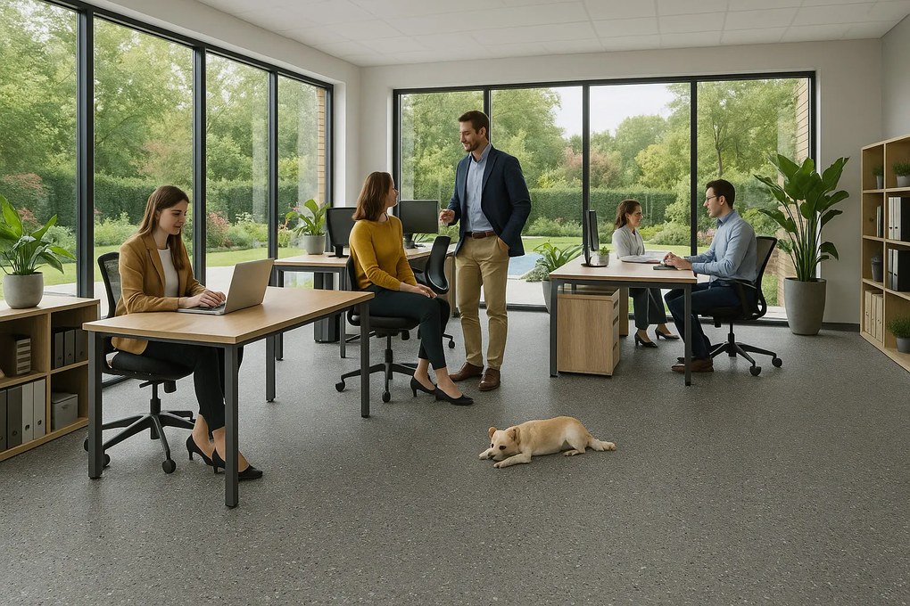 PVC podlaha - lino Xtreme Mira 690D, na mieru, šíře 2m, šedá, bez podkladu, chodba / predsieň