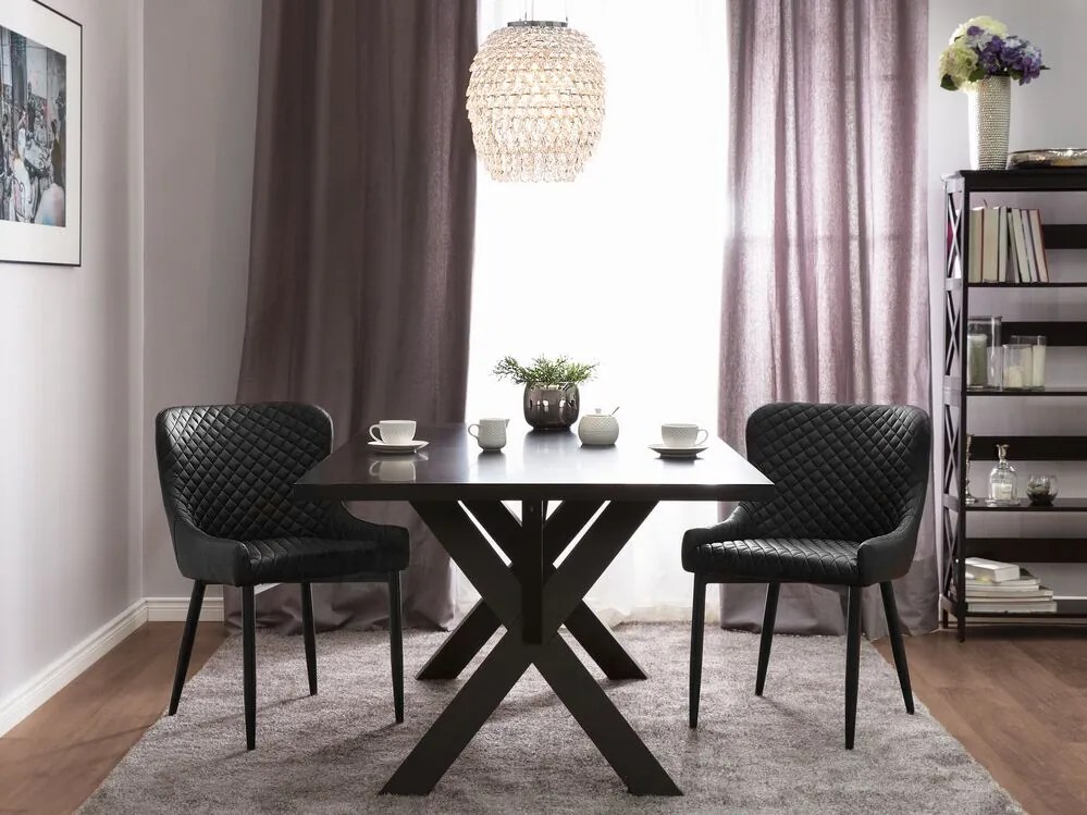 Set 2ks. jedálenských stoličiek Soho (čierna). Vlastná spoľahlivá doprava až k Vám domov. 1009898