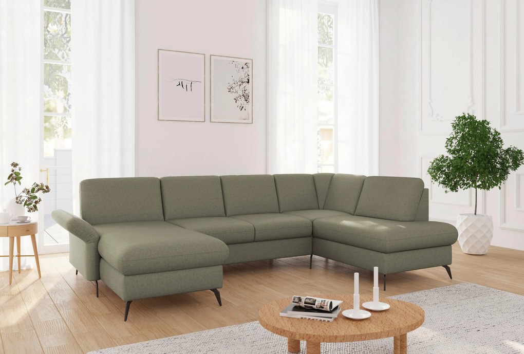 XXXLutz SEDACIA SÚPRAVA, textil, olivovozelená Sit & More - Sedačky - 0001440161B1