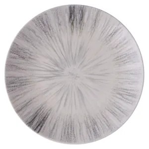 Jedálna sada 24 ks sivá/porcelán