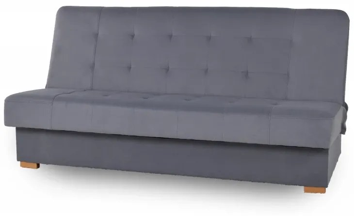 Pohovka Lux II, Áno, sivá / drevo natural (element 23)