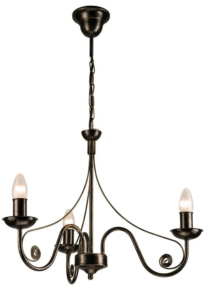 Luster na reťazi DONATO 3xE14/40W/230V