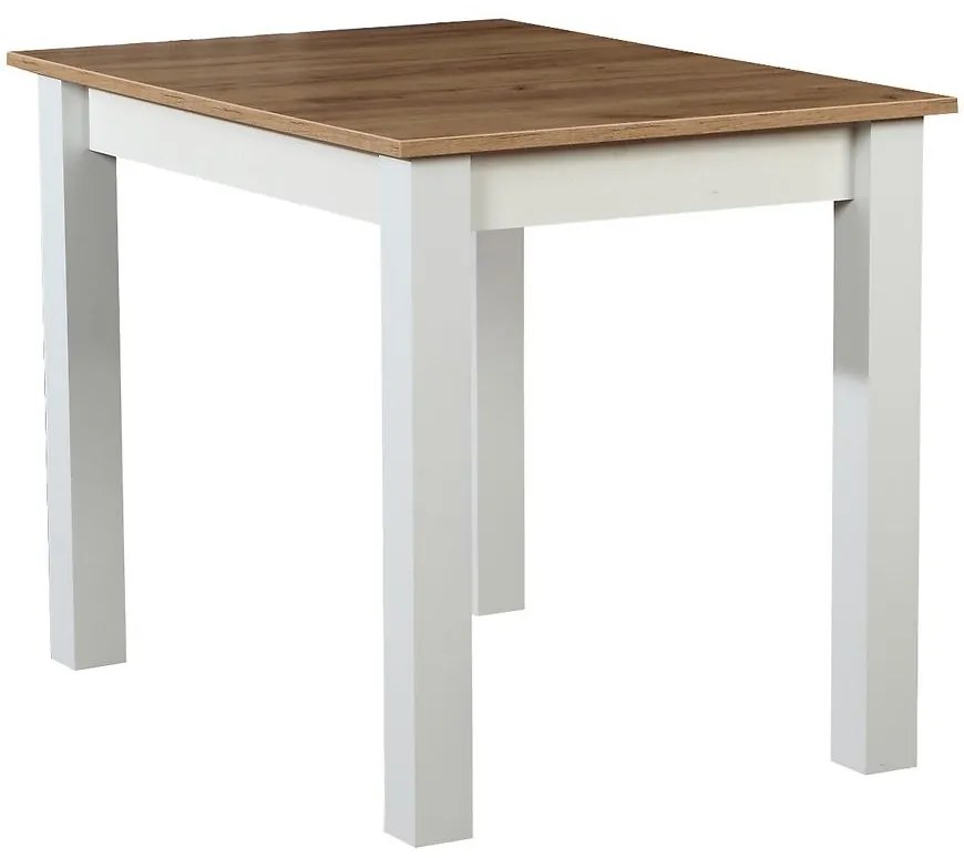 Stôl ST29 100X70 dub wotan/biely