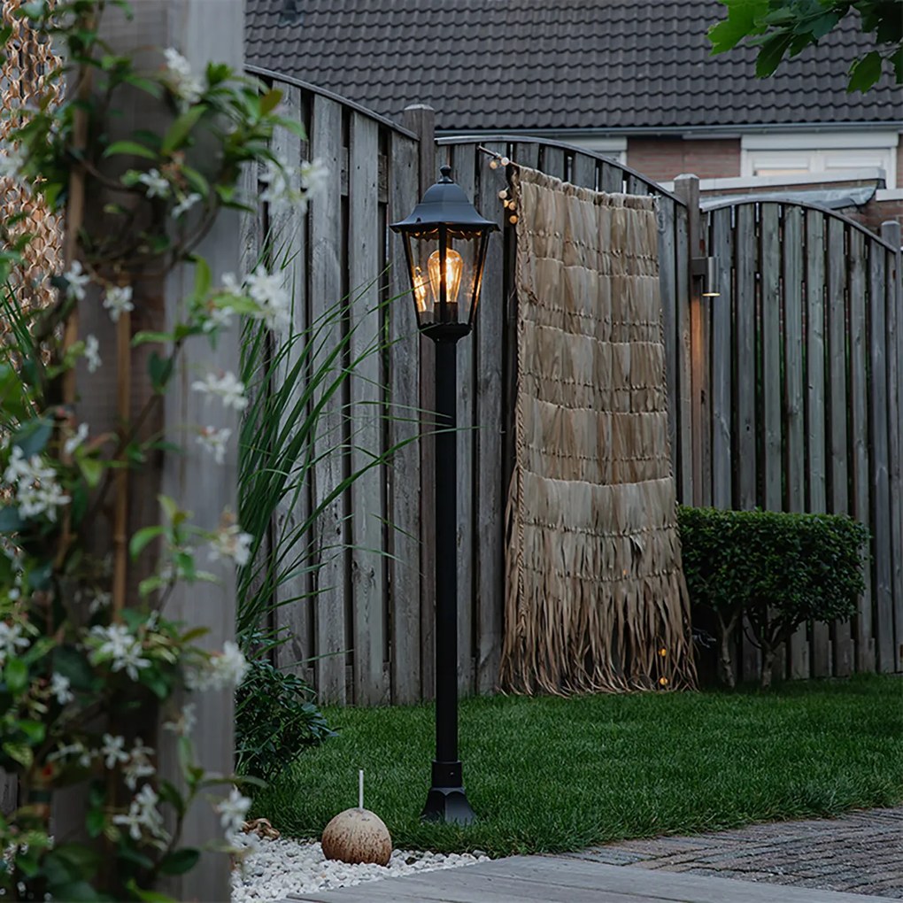 Inteligentná vonkajšia stojaca lampa čierna 170 cm vrátane WiFi ST64 - New Orleans