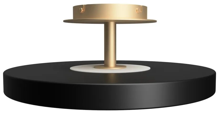 Čierne LED stropné svietidlo s kovovým tienidlom ø 43 cm Asteria Up – UMAGE