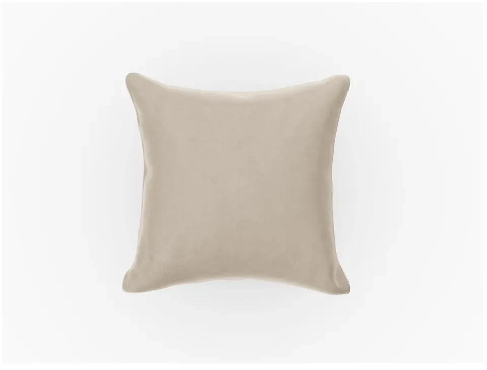 Béžový zamatový vankúš k modulárnej pohovke Rome Velvet - Cosmopolitan Design