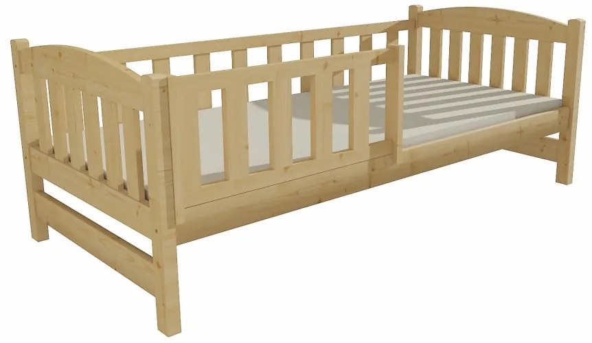 Detská posteľ z masívu 200x90cm so zásuvkami - DP002