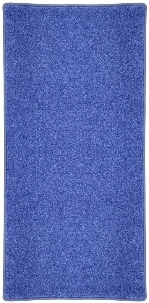 Vopi, Koberec behúň na mieru Eton modrý 82, šíre 60 cm, modrá, chodba / predsieň