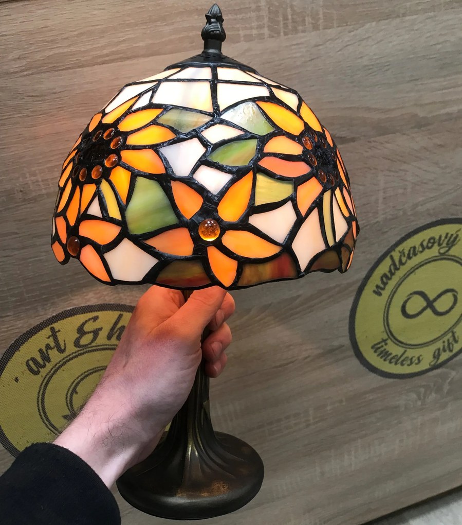Tiffany lampa SLNEČNICE Prezent 88 33,5*Ø20 cm