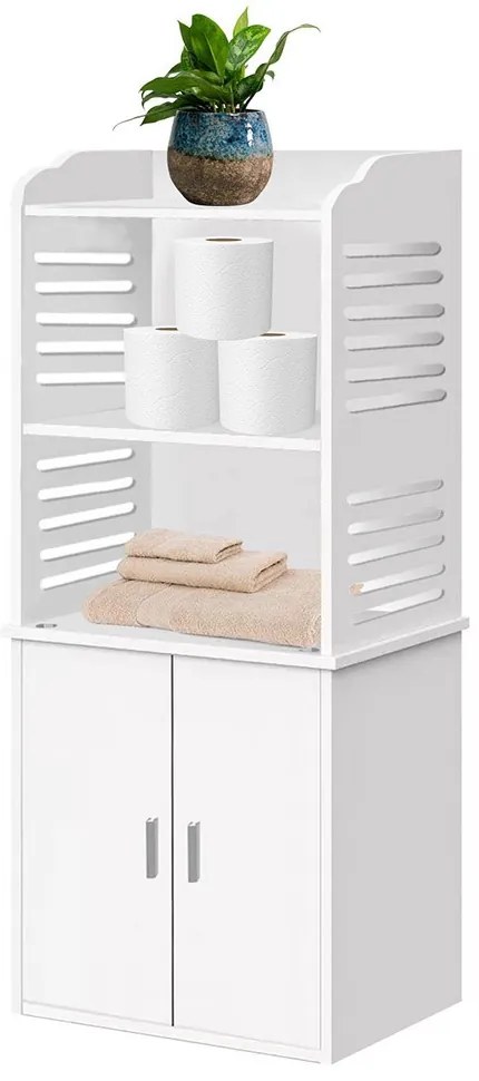Malá kúpeľňová skrinka, biela