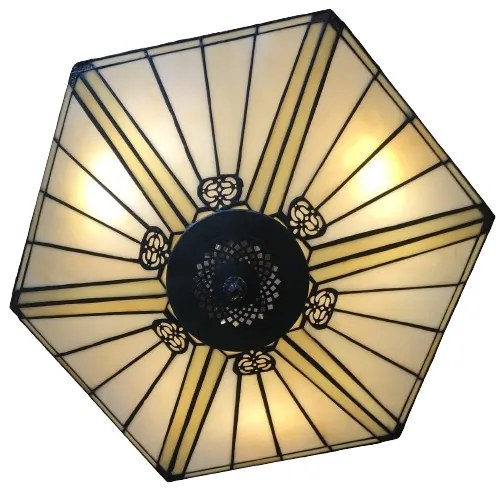 Vitrážové tienidlo na lampu AFRIKA Ø53