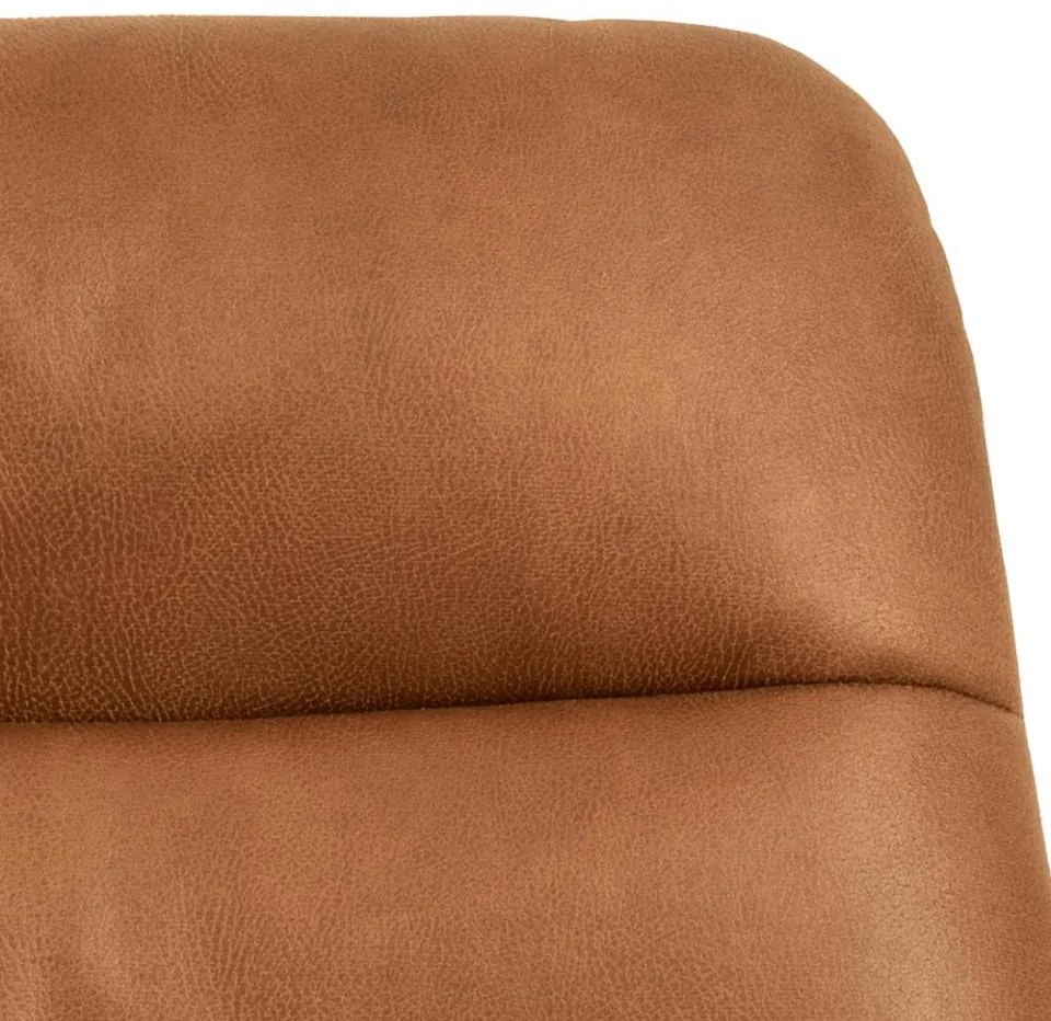 Dizajnové kožené kreslo Milford brandy brown