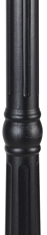 Vonkajšia lampa čierna 220 cm 3-svetlo IP44 - Havana