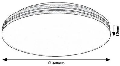 Rabalux OSCAR2 LED stropné svietidlo 71173