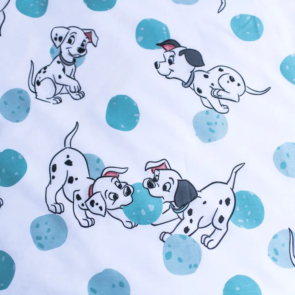 Jerry Fabrics Obliečka do postieľky 101 dalmatincov "Play" 100x135 / 40x60 cm